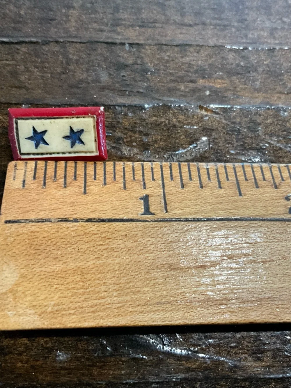 Vintage WWII US Blue Star Service Pin Collectible